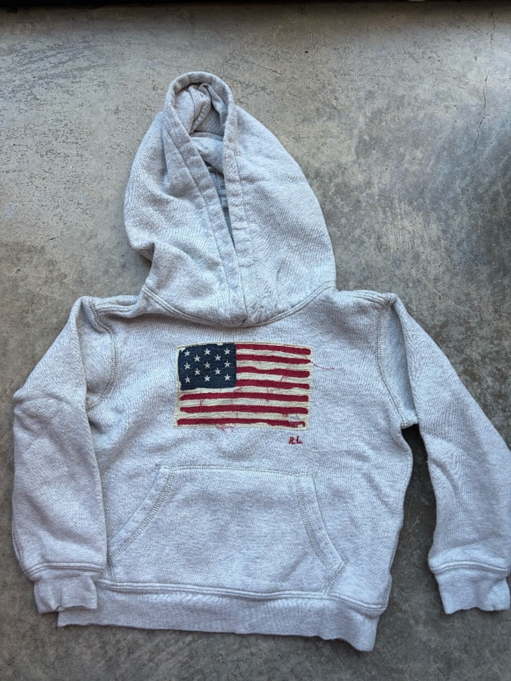 Ralph Lauren American Flag Hoodie Boys 4T